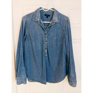 J. Crew chambray top